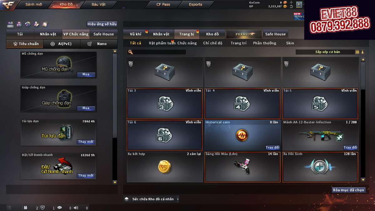 shop acc cf uy tin gia re